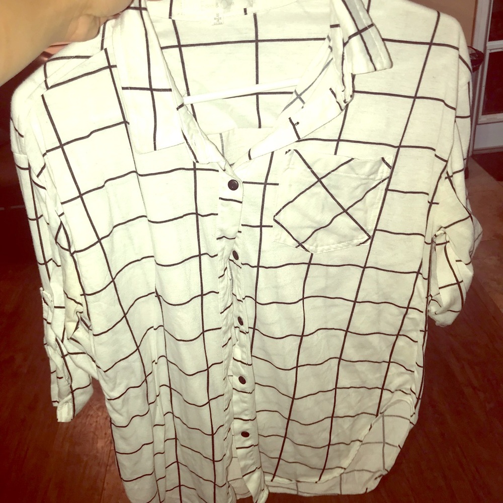White cotton dress shirt